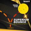 Velocity Carbon Graphite 4 Paddle + 4 Pickle Ball Set. Very Light, Responsive & Strong. Honeycomb Inner Core w/a Very Thin Graphite Skin on Exterior. Easy to Hold & Comfortable. Weighs 9.5-10.5 oz. view 4