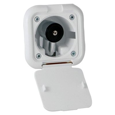 Manufacturers' Select ITC White Plastic Transom Shower - Marine Wash Down Shower with 8' Nylon Hose (ITC 97016CPN-8) (X002CHYKQZ)