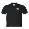 ALLNTRENDS Men's Polo T Shirt Department of Defense Embroidered USA Ministry (2XL, Black) view 1
