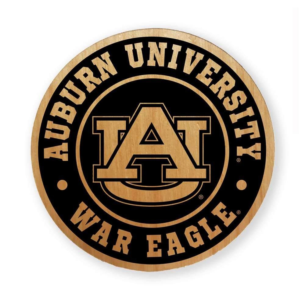 Auburn Tigers Alderwood Coasters - Set of 4