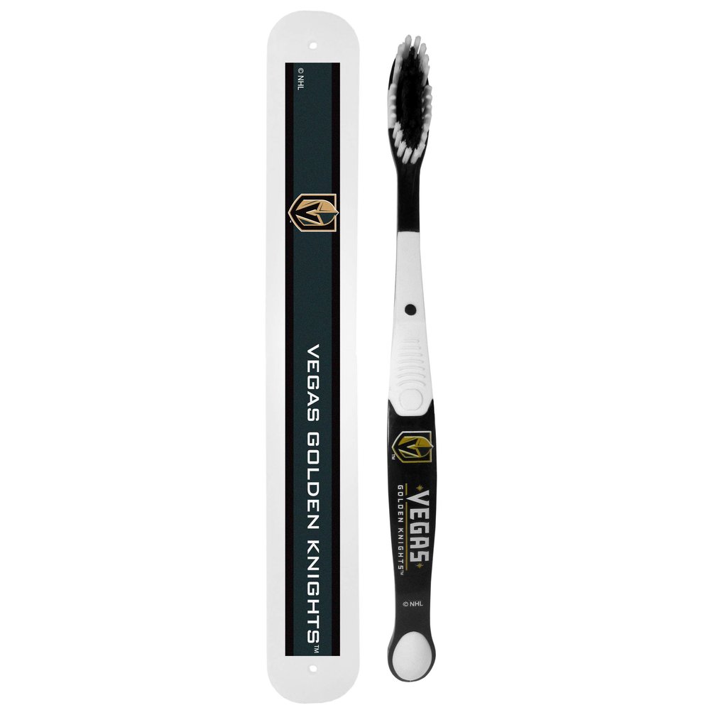 Siskiyou Sports NHL Vegas Golden Knights Unisex Travel Set Toothbrush and Travel Case
