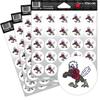Custom Award Decals Upload Artwork Sticker Set (100 Decals) The Original Award Decals Premium 20mil Thick 1" Helmet Decals Made in The USA Since 1976 view 3