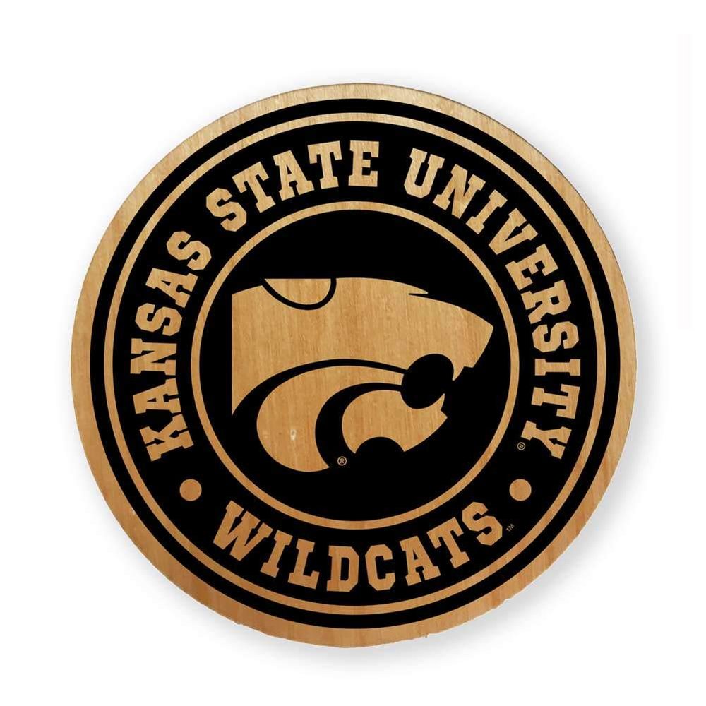 Kansas State Wildcats Alderwood Coasters - Set of 4