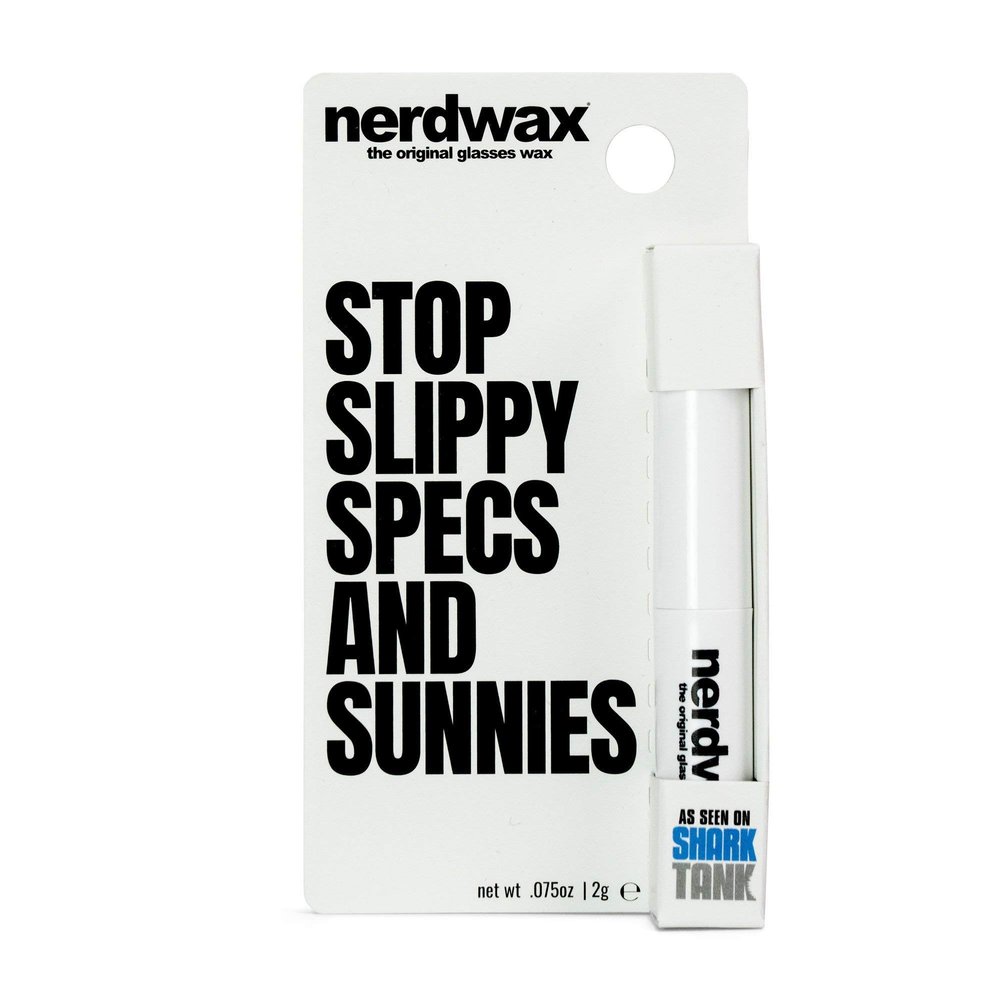 Nerdwax Glasses Wax - Single | Stop Sliding Glasses | Anti-Slip Eyewear Retainer | As Seen on Shark Tank