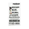 Nerdwax Glasses Wax - Single | Stop Sliding Glasses | Anti-Slip Eyewear Retainer | As Seen on Shark Tank view 2