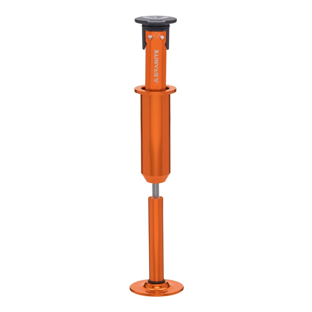 Granite Stash Multi-Tool Kit - Compact Bike Tools Stored Inside Steerer Tube, Tapered Steerer Model (Orange)