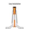 Granite Stash Multi-Tool Kit - Compact Bike Tools Stored Inside Steerer Tube, Tapered Steerer Model (Orange) view 3