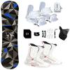 Symbolic Arctic Girl's 2023 Snowboard & Bindings & Boots Complete Package (WHT Binding+5150 Boot Wht Pink Star 5, 130cm Arctic Rocker) view 1