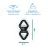 Harkla Swing Swivel (30 kN, 6,744 lbs Rated Breaking Point) - Rotational Device for Swing or Aerial Rig - Frictionless 360 Degree Eye to Eye Swivel view 3