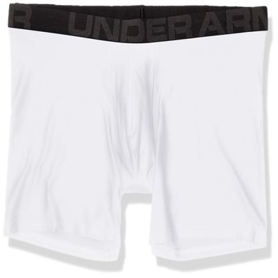 Under Armour mens Tech 6-inch Boxerjock 1-Pack , Halo Gray (015)/Black , 5X-Large