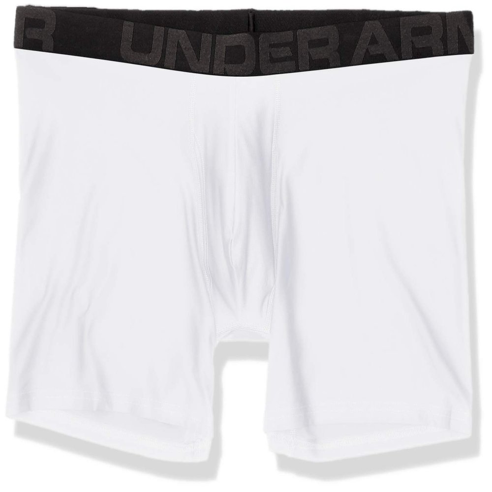 Under Armour mens Tech 6-inch Boxerjock 1-Pack , Halo Gray (015)/Black , 5X-Large