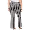 INC Womens Plus Striped Pull On Bootcut Pants B/W 22W view 2