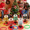 Happy New Year Christmas Games for Family Kids 5 Pack Large Inflatable Nutcrackers Ring Toss Game Grandkids Adults,Christmas Games Decorations for Indoor Outdoor Stocking Stuffers Toys Gifts Holiday view 2
