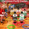 Happy New Year Christmas Games for Family Kids 5 Pack Large Inflatable Nutcrackers Ring Toss Game Grandkids Adults,Christmas Games Decorations for Indoor Outdoor Stocking Stuffers Toys Gifts Holiday view 4