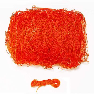 BenefitUSA 24' x 8' Sports Soccer Replacement Goal Nets Durable Soccer Nets (Orange)