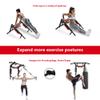 BESTHLS Wall Mounted Pull Up Bar and Dip Station, Heavy Duty Wall Mount Pull-up Chin Up Bar Multifunctional Home Gym Workout Indoor Exercise Equipment Support to 440 Lbs view 2