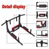 BESTHLS Wall Mounted Pull Up Bar and Dip Station, Heavy Duty Wall Mount Pull-up Chin Up Bar Multifunctional Home Gym Workout Indoor Exercise Equipment Support to 440 Lbs view 4