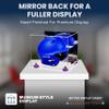 Acrylic Display Case for Baseball Batting Helmet Premium Baseball Display Case with Clear Base and Polished Edges Durable Display Cases for Collectibles .Dim: 12.25" L x 10" W x 10.5" H (A012-PR) view 2