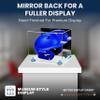 Acrylic Display Case for Baseball Batting Helmet Premium Baseball Display Case with Clear Base and Polished Edges Durable Display Cases for Collectibles .Dim: 12.25" L x 10" W x 10.5" H (A012-BLR) view 2