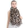 Adela Boutique Snakeskin Pattern Scarves Winter thick Soft Wrap Scarf Neckerchief Pashmina Bandana (Leopard grain-B, one size) view 2