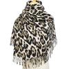 Adela Boutique Snakeskin Pattern Scarves Winter thick Soft Wrap Scarf Neckerchief Pashmina Bandana (Leopard grain-B, one size) view 3