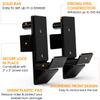 Yes4All Power Rack J-Hooks 2x2 + Weight Holder Attachment 2x2 view 4
