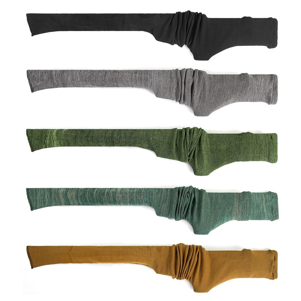 5-Pack Extra-Thick Gun Socks for Rifles and Shotguns, 54 x 4 Inch Sleeves