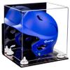 Acrylic Display Case for Baseball Batting Helmet Premium Baseball Display Case with Clear Base and Polished Edges Durable Display Cases for Collectibles .Dim: 12.25" L x 10" W x 10.5" H(A012-WR) view 1