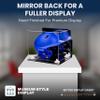 Acrylic Display Case for Baseball Batting Helmet Premium Baseball Display Case with Clear Base and Polished Edges Durable Display Cases for Collectibles .Dim: 12.25" L x 10" W x 10.5" H(A012-WR) view 2