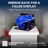 Acrylic Display Case for Baseball Batting Helmet Premium Baseball Display Case with Clear Base and Polished Edges Durable Display Cases for Collectibles .Dim: 12.25" L x 10" W x 10.5" H (A012-PR) view 2
