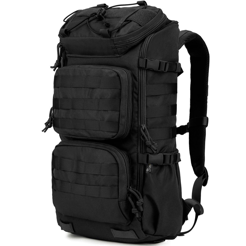Mardingtop Tactical Backpacks Molle Hiking daypacks for Motorcycle Camping Hiking Military Traveling,25L Backpack