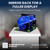 Acrylic Display Case for Baseball Batting Helmet Premium Baseball Display Case with Clear Base and Polished Edges Durable Display Cases for Collectibles .Dim: 12.25" L x 10" W x 10.5" H (A012-GRR) view 2