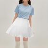 Amosfun White Lolita Underskirt Short Dress Petticoat Tulle Hoopless Underskirt view 4
