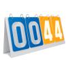 GOGO 4-Digital PVC Score Keeper Tabletop Scoreboard Portable for Match (Blue VS Yellow Card) view 1