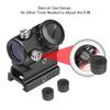 Feyachi RDS-23 2MOA Red Dot Sight Compact Red Dot Scope with 0.83 Riser Mount Absolute Co-Witness with Iron Sight view 2