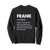 Frank Name Sweatshirt view 1