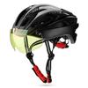 Bike Helmet Goggles Visor Shield, Removable/Detachable Magnetic Visor Goggles Shield Yellow for Cycling Helmet in Model BC-069 view 3