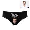 Custom Personalized Funny Boyfriend Face This Belongs to Black Women's Brief Panty Printed with Photo XXXL view 2