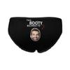 Custom Personalized Funny Boyfriend Face This Belongs to Black Women's Brief Panty Printed with Photo XXXL view 3