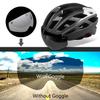 Bike Helmet Goggles Visor Shield, Removable/Detachable Magnetic Visor Goggles Shield Only for Cycling Helmet in Model Bc-069 view 3