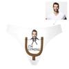 Custom Funny Husband Face I'm Coming Women's Thong G-Strings Briefs Underpants Printed with Photo XS view 2