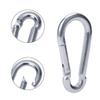 3 Inch Carabiner Clip Spring Snap Hook Heavy Duty 6pcs M8x80mm for Fitness Hammock Swing Camping Hiking view 3