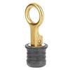 Boat Drain Plug Gorgeri Boat Bung Drain Plug Brass Rubber Snap Tight Boat Drain Plug Marine Boat Accessories for 1-1 / 4in Holes Marine Drain Plug view 1