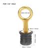 Boat Drain Plug Gorgeri Boat Bung Drain Plug Brass Rubber Snap Tight Boat Drain Plug Marine Boat Accessories for 1-1 / 4in Holes Marine Drain Plug view 4