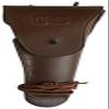 US WWII Leather Colt .45 M1911 Holster Dark Brown Colors - Reproduction (Dark Brown)-RIA view 1