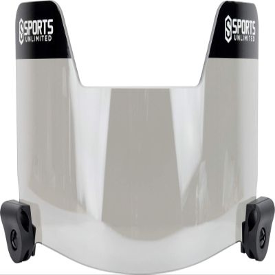 Sports Unlimited Universal Football Visor for Helmet, Football Helmet Visor, (Clear, Black and Mirror Options)