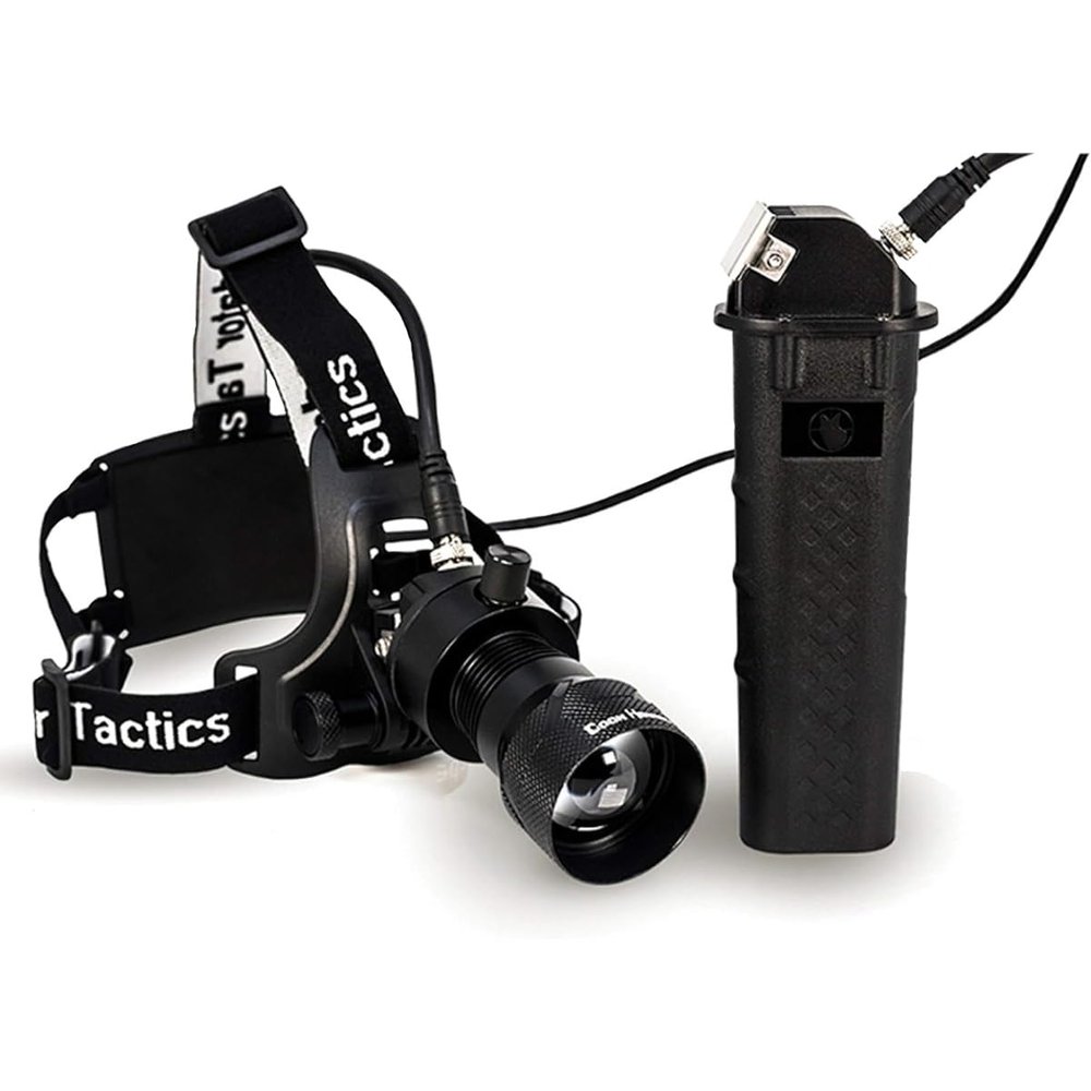 Predator Tactics Coon Hound- Spotlight/Headlamp Coon Light Kit, One Size Fits Most, 97501