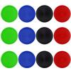 Kasteco 12 Pack 2.5 Inch Air Hockey Pucks for Small Size Table (Red Blue Green Black, 64x4 mm) view 1