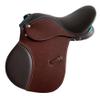 All Purpose AP Leather English Saddle with Teal Trim (Dark Brown, 14") view 2