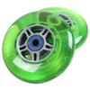 Replacement Razor Scooter Wheels, Abec 7 Bearings, Handle Bar Grips (Green/Green) view 2